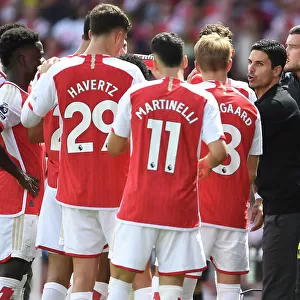 Arsenal Manager Mikel Arteta Rallies Team Against Nottingham Forest in 2023-24 Premier League