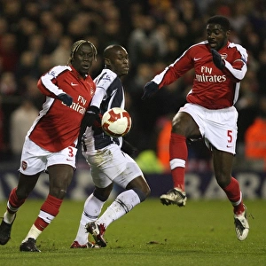 Arsenal's Unstoppable Duo: Kolo Toure and Bacary Sagna Lead 3-1 Victory over West Brom