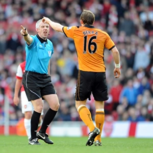 Chris Foy Referee. Arsenal 2: 0 Wolverhampton Wanderers. Barclays Premier League