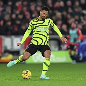 William Saliba's Standout Performance: Arsenal's Defender Shines in the Premier League Clash Against Brentford (2023-24)