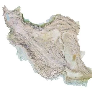 Iran, Relief Map