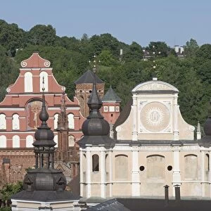 Lithuania, Vilnius, Old Town, St. Michaels Church and St. Bernardines Church