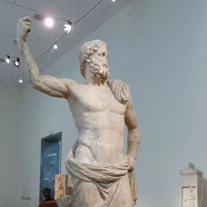 Marble statue of Poseidon, 125-100 BC