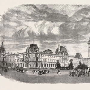 New Court of the Louvre, Paris, France, 1856