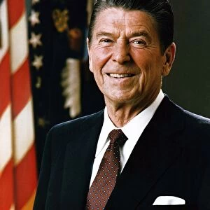 Official Portrait of President Ronald Reagan, 1981. Ronald Wilson Reagan (February 6