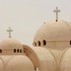 Saint Bishoy coptic monastery in Wadi Natroun