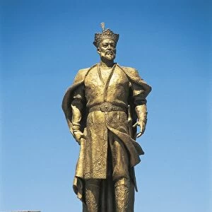 Uzbekistan - Shakhrisabz (Shakhrisyabz). Timur Memorial in the Historic Centre. UNESCO World Heritage List, 2000