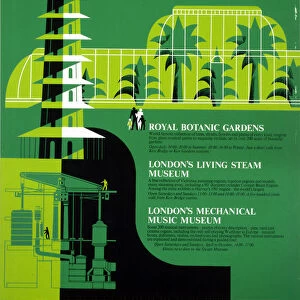 Visit Kew by Train, BR poster, 1978