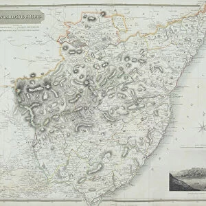 antique, archival, art, cartography, coordinates, county, district, document, geography