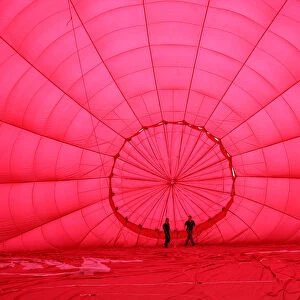 Cold inflation of Hot Air Balloon