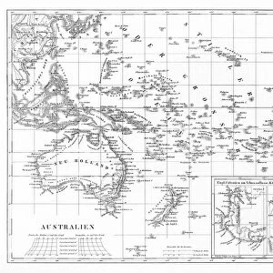 Victorian Map of Australia