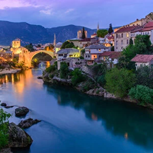 View of Mostar old town