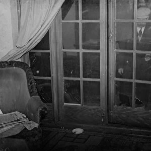 The crime scene of the Mr Skinner assault case in Erith, London. 1938