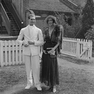 Eton versus Winchester Mr Tom Hanbury and Mrs Cecil Hanbury 30 June 1933