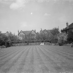 Mr Swans house and gardens on 21 Rectory Lane in Sidcup, Kent. 1939