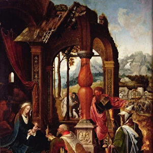 Adoration of the Magi (oil on canvas)