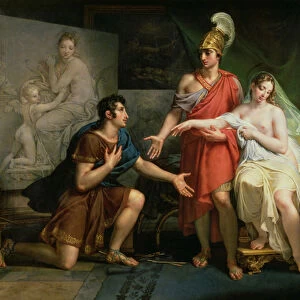 Alexander the Great (356-323 BC) Hands Over Campaspe to Apelles, 1822 (oil on canvas)