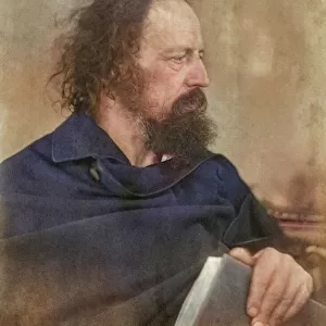 Alfred Tennyson, 19th century (photo)