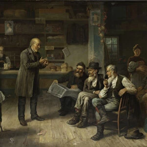 The American Country Store, 1880-1920 (oil on canvas)
