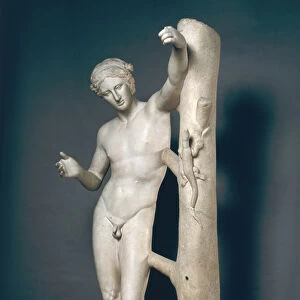 Apollo Sauroktonos (Lizard Killer) Roman copy of a Greek bronze made c