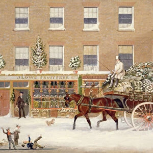 The Approach to Christmas, 1849 (oil on canvas)