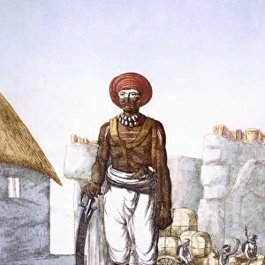 Armed guard of the Brijbasis tribe, often used by travellers as escort