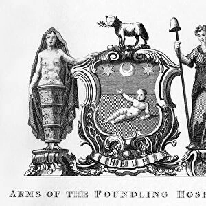 Arms of the Foundling Hospital by William Hogarth