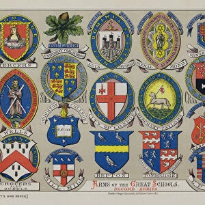 Arms of the Great Schools (chromolitho)