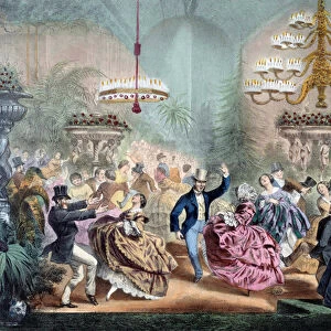 Ball at the Jardin d Hiver Anonymous 19th century lithography Paris, Musee Carnavalet