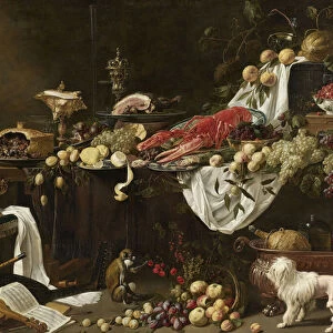 Banquet Still Life, 1644 (oil on canvas)