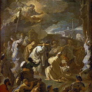 Baroque : Le roi David portant l arche d alliance a Jerusalem - King David