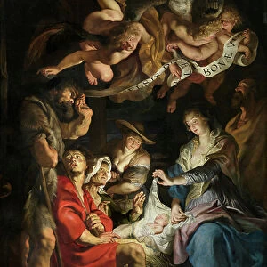 Birth of Christ, Adoration of the Shepherds, 1609 (oil on canvas)