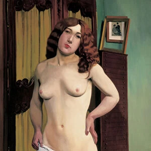Cabinet Chest (Standing Red-Haired Nude), 1913 (oil on canvas)