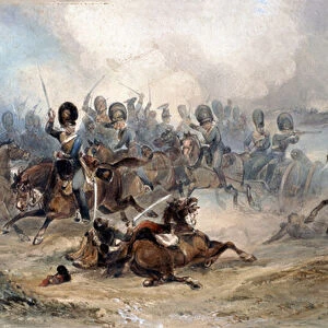 Captain Norman Ramsay, Royal Horse Artillery, Galloping his Troop Through the French Army