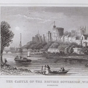 The Castle of the British Sovereign, Windsor, Berkshire (engraving)
