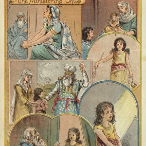 The Children of the Bible: The Ministering Child (chromolitho)