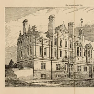 Church of England Soldiers Institute in Woolwich (engraving)