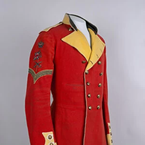 Colour Sergeants full dress tunic, 1855 circa (fabric)