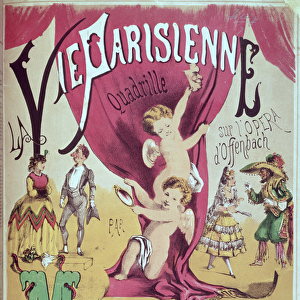Cover of the score sheet for La Vie Parisienne Quadrille by Charles Marriott