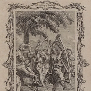 David Dancing before the Ark (engraving)