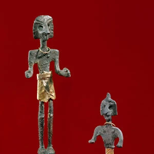 Divinites. Silver and gold sculpture from Ras Shamra, Syria