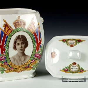 Earthenware, Coronation of George VI and Queen Elizabeth, 1937 (earthenware)