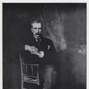 The Eastman Johnson Portrait of Mr John D Rockefeller (litho)