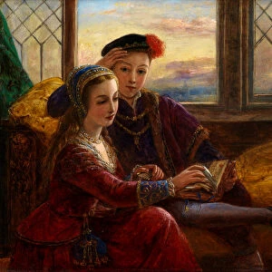 Edward VI and Lady Jane Grey (oil on board)
