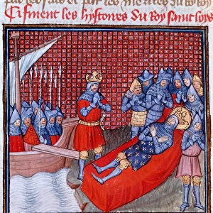 Eighth Crusade: "La mort de Saint Louis au Tunis on 25 August 1270"