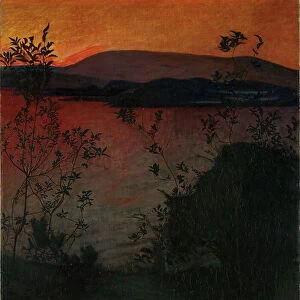 Evening Glow, 1893 (oil on canvas)