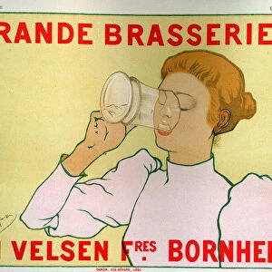 Food and Beverage. Big Brewery Van Velsen, Belgium. Poster by Armand Rassenfosse, Belgium