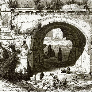 Gate of the hospital of the knights of St. John at Jerusalem