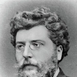 Georges Bizet (1838-75) French composer (b/w photo)