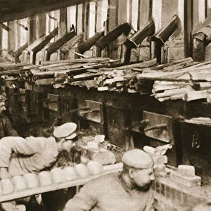 From the German side: making war bread in a field-bakery of von Hindenburg